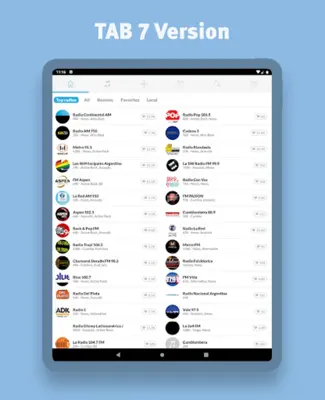 Radio Argentina android App screenshot 1